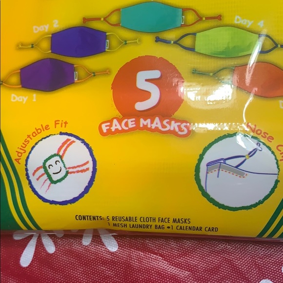 Crayola Accessories Crayola Reusable Cloth Face Mask Set Poshmark